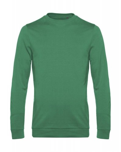 Felpa French Terry No Label girocollo Kelly Green