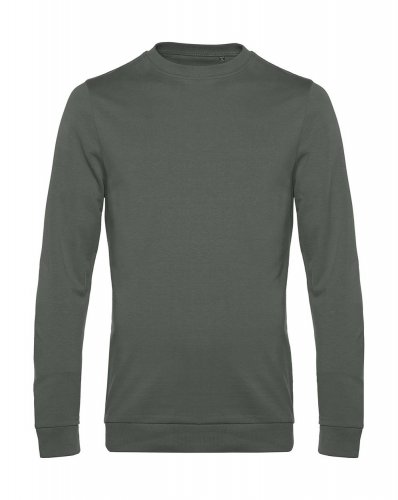 Felpa French Terry No Label girocollo millennial khaki