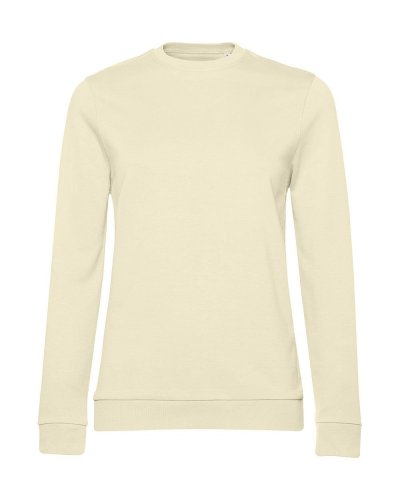 Felpa donna Set In French Terry Pale Yellow