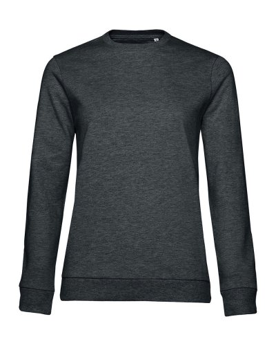 Felpa donna Set In French Terry Heather Asphalt