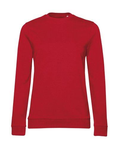 Felpa donna Set In French Terry Red