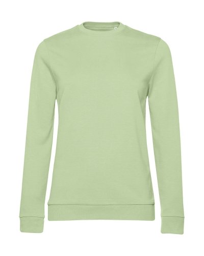 Felpa donna Set In French Terry Light Jade
