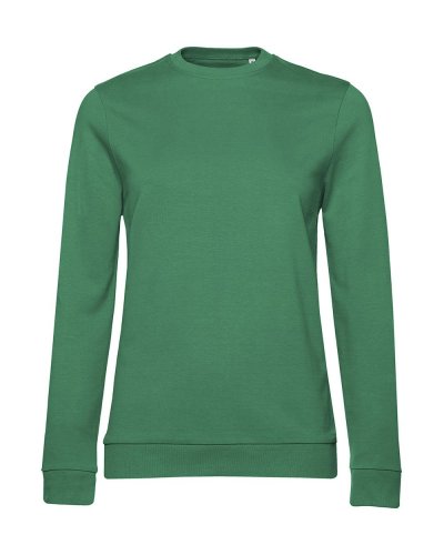 Felpa donna Set In French Terry Kelly Green