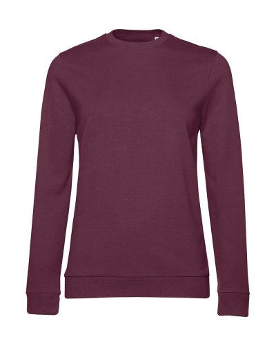 Felpa donna Set In French Terry Wine