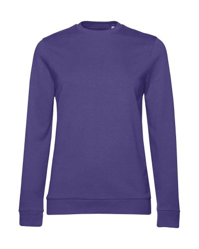 Felpa donna Set In French Terry Radiant purple