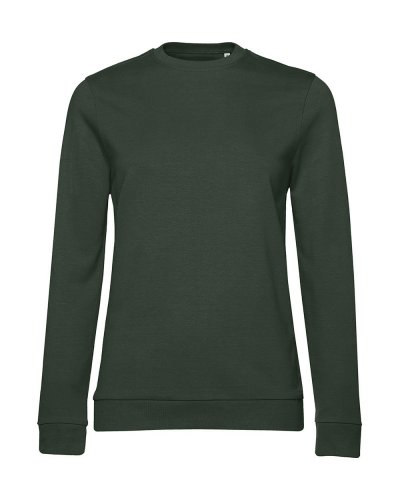 Felpa donna Set In French Terry Forest Green