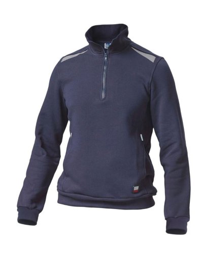 Felpa 1/2 zip task 2 Blu