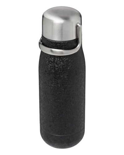 Borraccia sportiva Yuki con isolamento sottovuoto in rame da 350 ml Nero