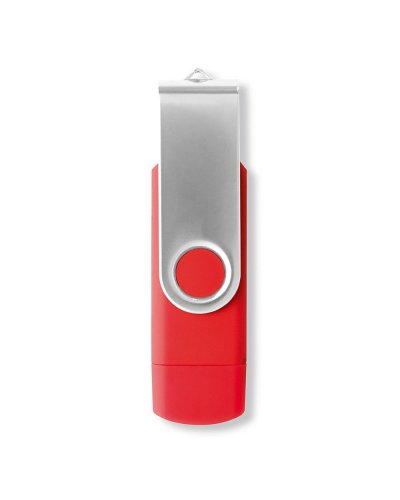 Chiavetta USB Jolly-Duo 8Gb Rosso