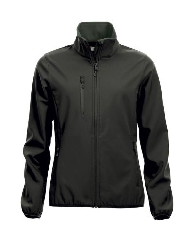 Basic Softshell Jacket Ladies Nero