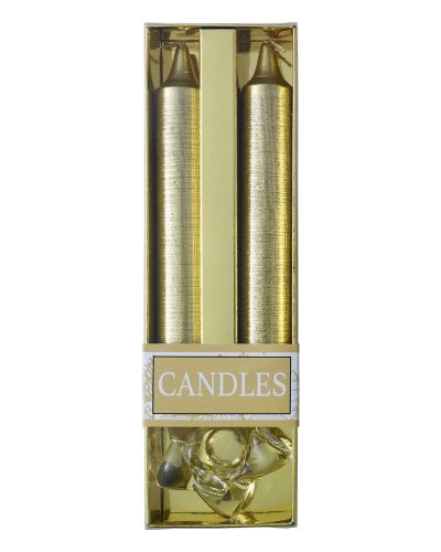 Kit candele glitterate natalizie Oro
