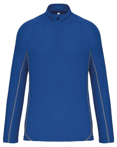 Felpa uomo running zip 1/4