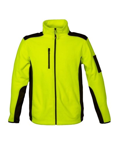 Pile bicolore Baltic 100% polyestere Yellowfluo/Black