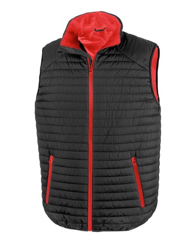 Smanicato Thermoquilt  Nero / Rosso