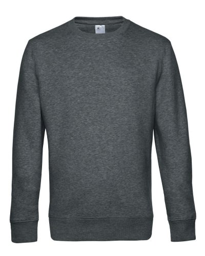 KING Crew Neck Heather Mid Grey