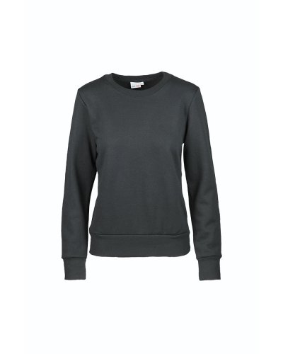 Felpa donna girocollo Nero