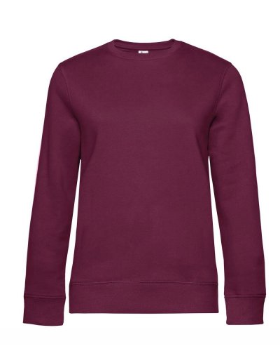 QUEEN Crew Neck Dark cherry