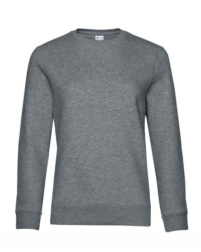 QUEEN Crew Neck Heather Mid Grey