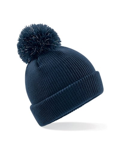 Berretto Junior Reflective Bobble French navy