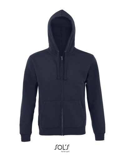 Felpa uomo full zip con cappuccio Spike Men Blu Oltremare