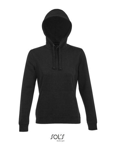 Felpa donna con cappuccio Spencer Women Nero
