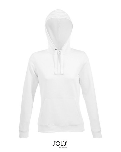 Felpa donna con cappuccio Spencer Women Bianco
