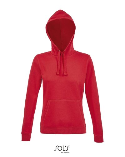 Felpa donna con cappuccio Spencer Women Rosso