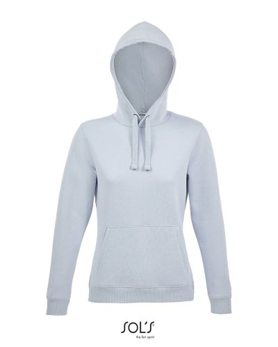 Felpa donna con cappuccio Spencer Women Blu pastello