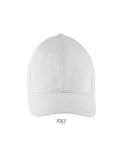 Cappellino a 6 pannelli Solar Bianco
