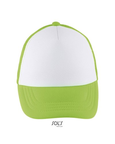 Cappellino Bubble bambino Bianco / Verde Fluo