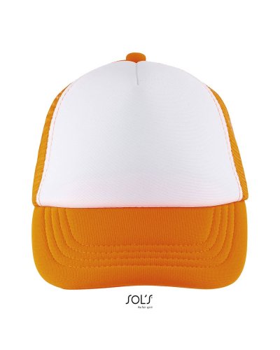 Cappellino Bubble bambino Bianco / Arancio fluo