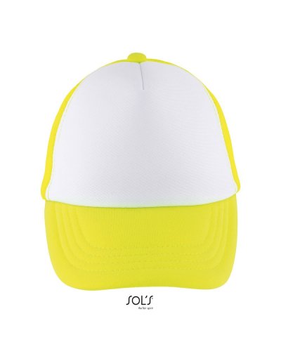 Cappellino Bubble bambino Bianco / Giallo Fluo