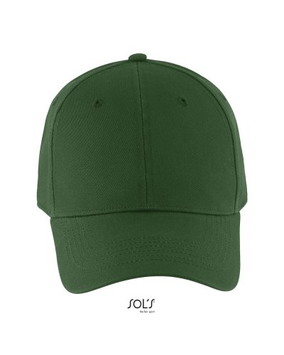 Cappellino a 6 pannelli Blaze Verde Bottiglia