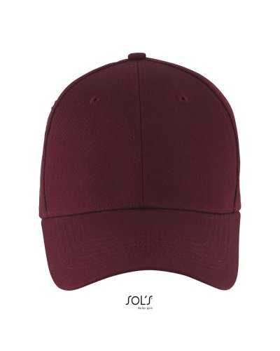 Cappellino a 6 pannelli Blaze Bordeaux