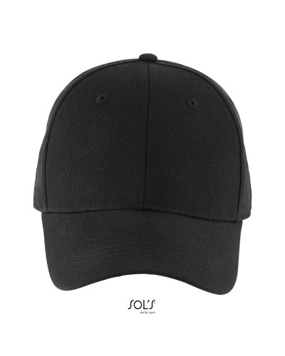Cappellino a 6 pannelli Blaze Nero