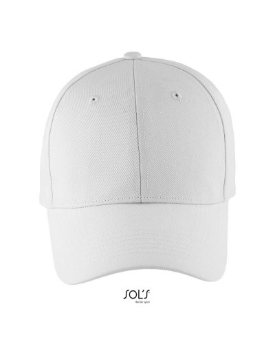 Cappellino a 6 pannelli Blaze Bianco