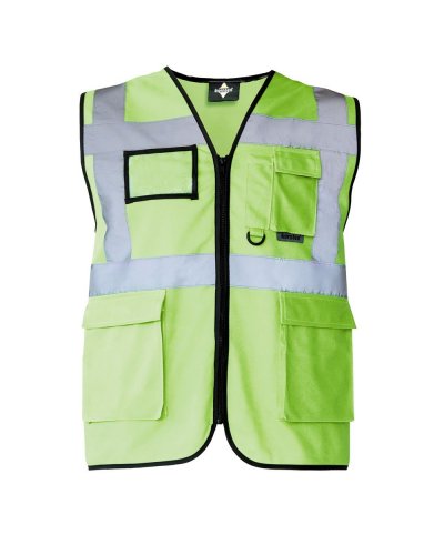 Multi Functional Vest 'Berlin' Lime Green