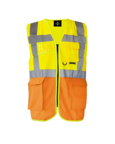 Multi Functional Vest 'Berlin' Yellow/Orange