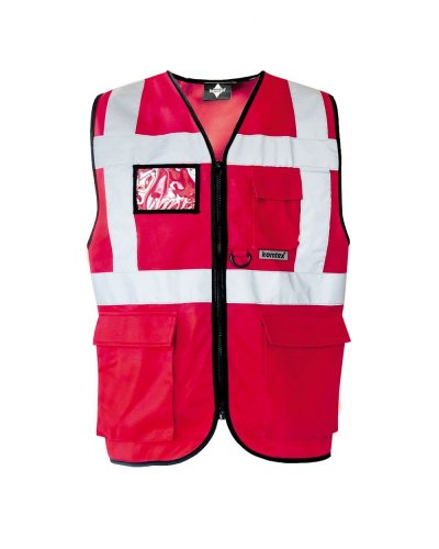 Multi Functional Vest 'Berlin' Red