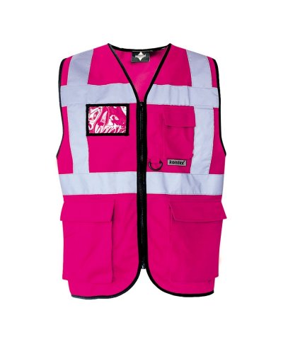 Multi Functional Vest 'Berlin' Magenta