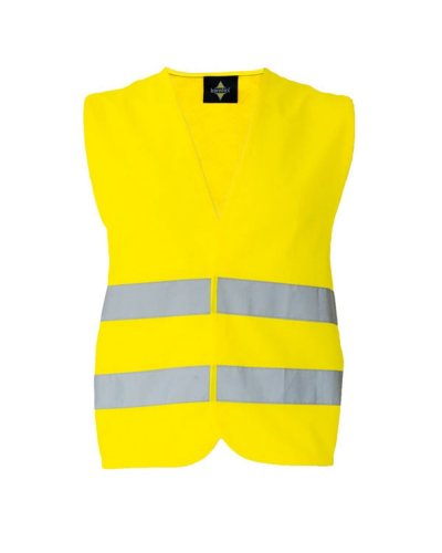 Gilet di sicurezza auto per la stampa "Karlsruhe" Yellow