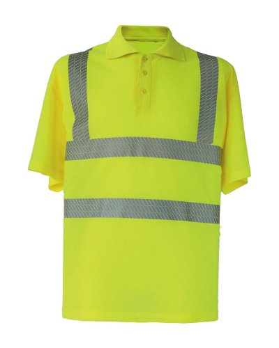 Broken Reflex Polo Shirt Yellow