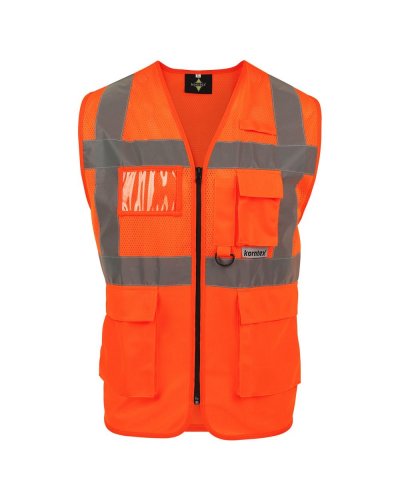 Gilet multifunzionale in mesh "Atene" Orange