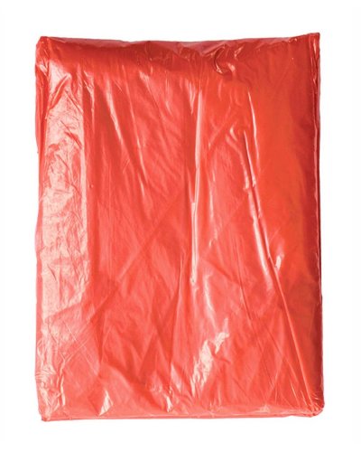 Disposable Raining Poncho Sumatra For Kids Red