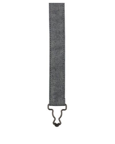 Cross Back Interchangeable Apron Straps Black denim