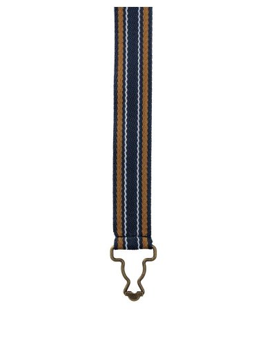 Cross Back Interchangeable Apron Straps Navy a scacchi