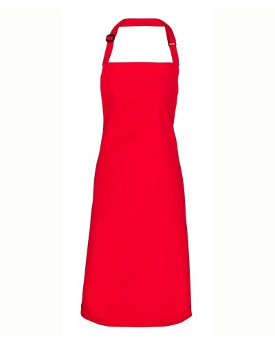 100% Polyester Bib Apron, Sublimation Red