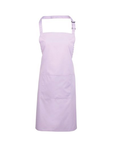 Colours Bib Apron With Pocket Lilac