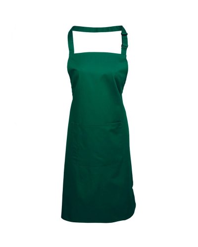 Colours Bib Apron With Pocket Bottle