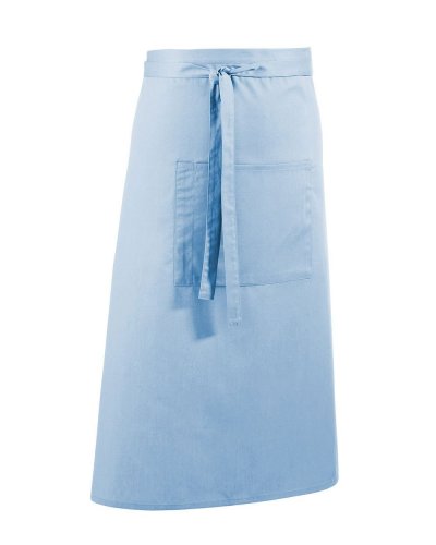 Colours Bar Apron Light Blue